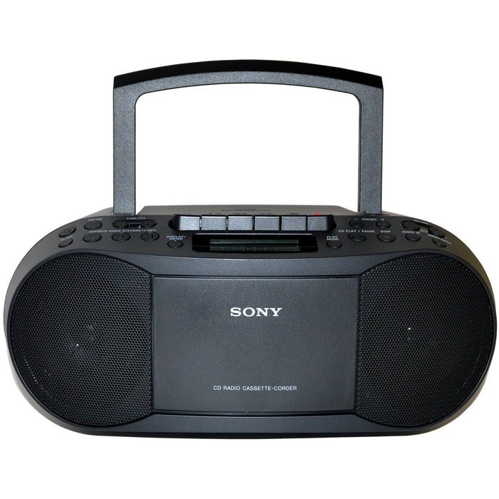 Sony CD Radio Cassette Recorder Bundled with AC Power Auxiliary Cable for iPods, iPhones, Smartphones, MP3 Players... N3