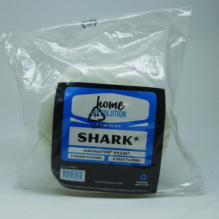 Shark NV22 XF22 Navigator Comparable Foam and Felt, Washable and Reusable 4 PC Filter Kit. A Home Revolution Brand... N2