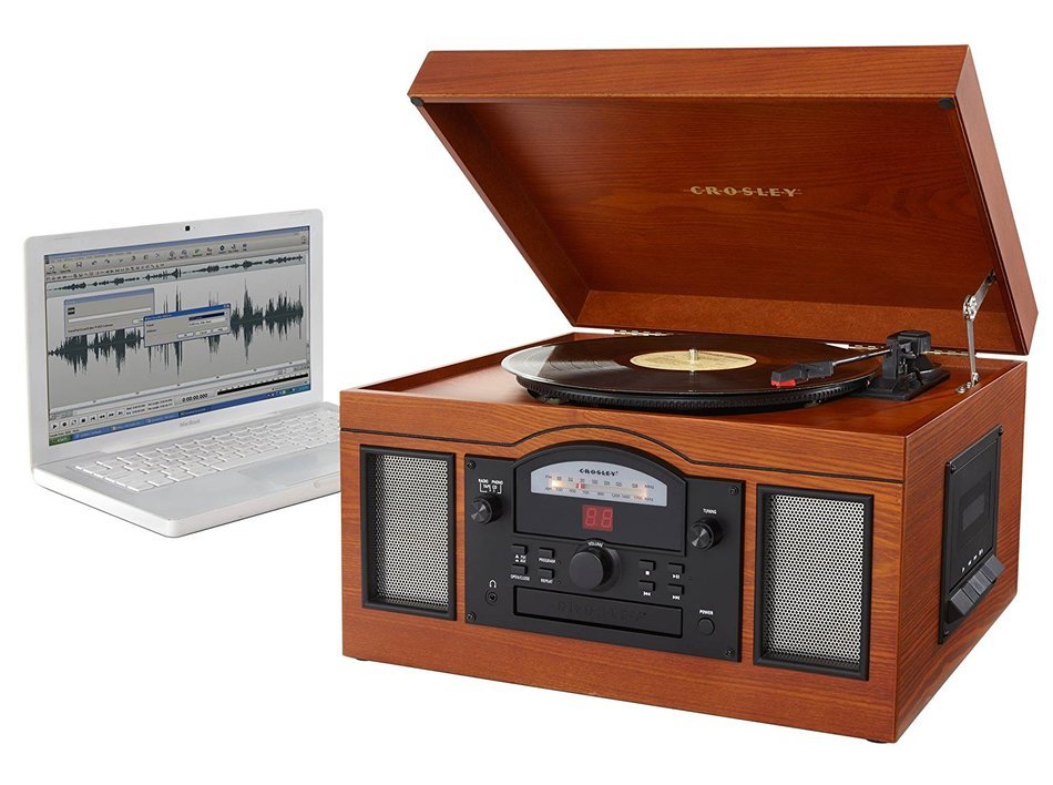Crosley CR6001A-PA Archiver Turntable with Software for Ripping & Editing Audio, Paprika N6