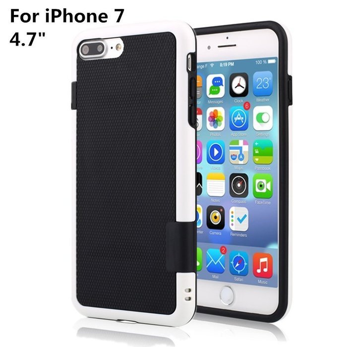 iPhone 7 Case, Asstar Hybrid 3 Color Skid Resistance Enhanced Grip Shockproof Rugged Case Soft Flexible TPU +... N6