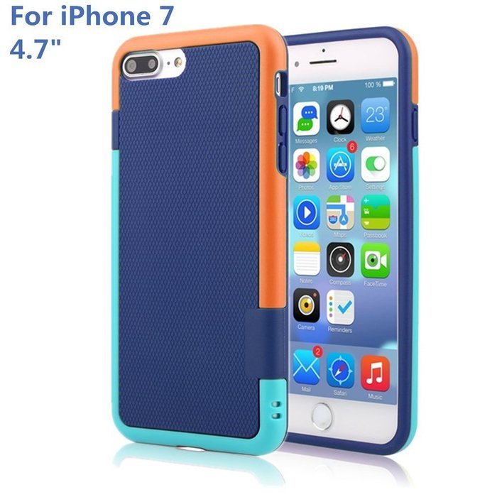 iPhone 7 Case, Asstar Hybrid 3 Color Skid Resistance Enhanced Grip Shockproof Rugged Case Soft Flexible TPU +... N7