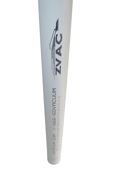 Central Vacuum Pipe Tubing 56.5" Central Vac Built in Vacuum Pipe by ZVac Works With Nutone, Beam, Vacuflo, Dirt... N3
