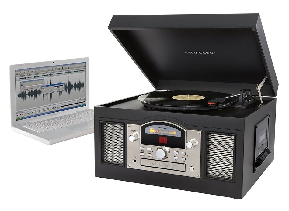 Crosley CR6001A-PA Archiver Turntable with Software for Ripping & Editing Audio, Paprika N10