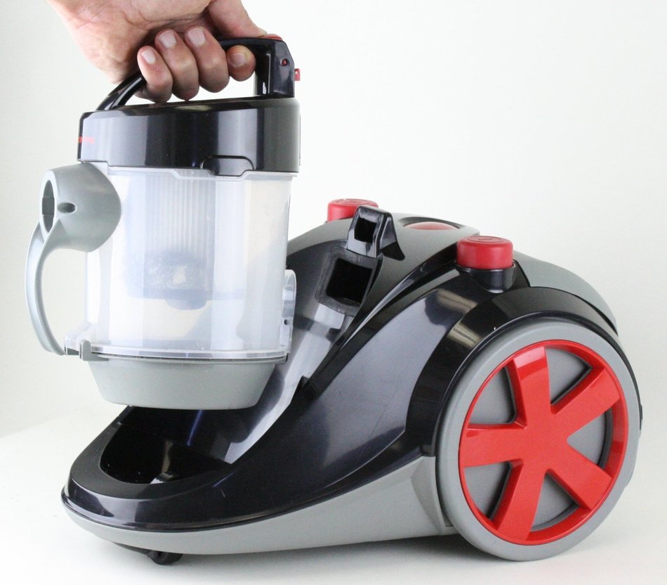 Ovente ST2000 Featherlite Cyclonic Bagless Canister Vacuum with Hepa Filter - Corded N8