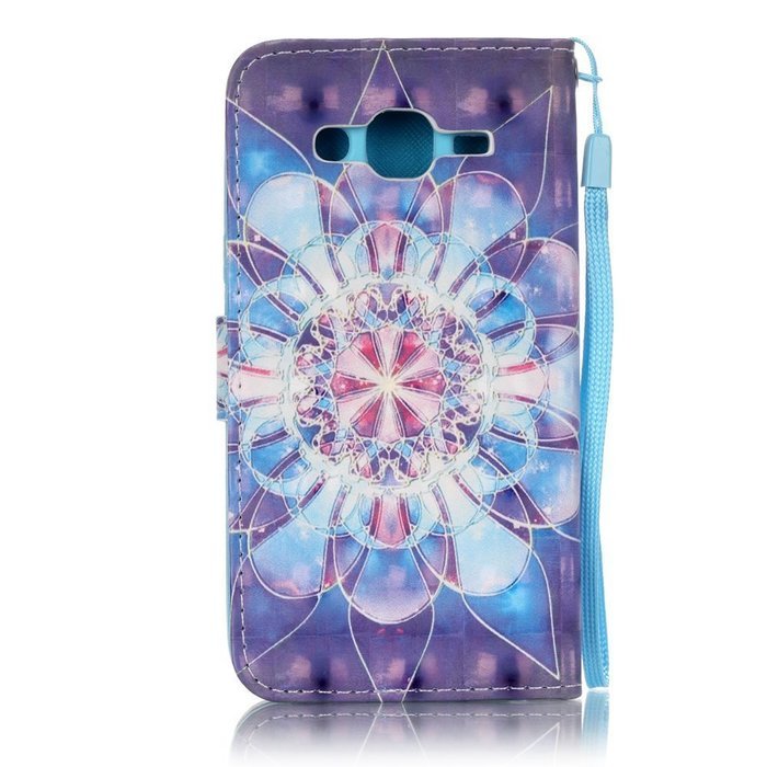 Galaxy J5 Case,ikasus Shiny Glitter Diamond Colorful Painted PU Leather Flip Wallet Pouch Stand Credit Card ID... N23