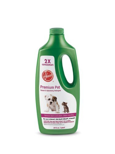 Hoover 2X Concentrate Premium Pet Carpet & Upholstery Detergent 32 oz, AH30130