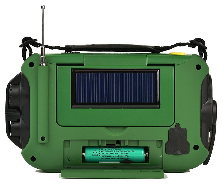Kaito KA600L 5-Way Powered Emergency AM/FM/SW NOAA Weather Alert Radio with Solar,Dynamo Crank,Flashlight and... N8