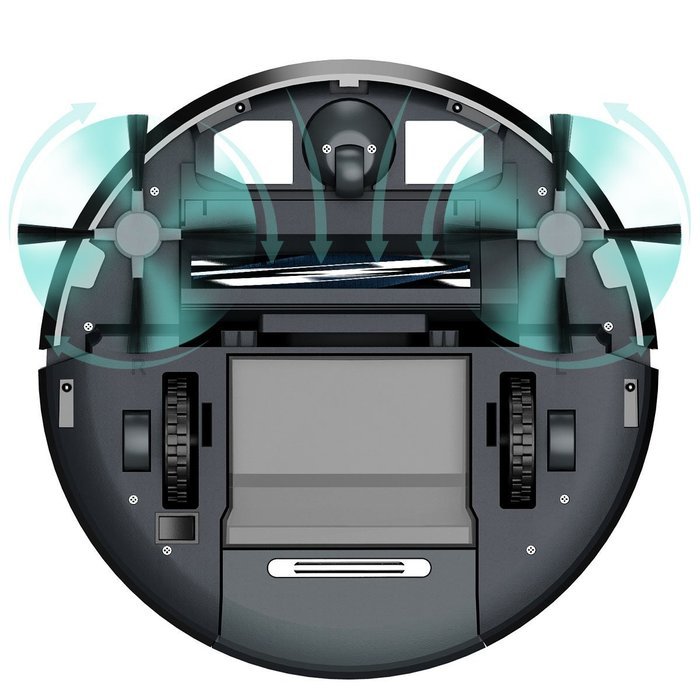Crenova Robot Vacuum Cleaner with Virtual Wall Fully Aucomatic Self-Charging Ultrasonic Obstacle and Duty Dection N3