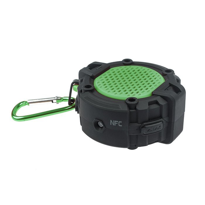 BlueFire Bluetooth 4.0 Outdoor Speaker w/ Mic, Hook & Flashlight - Waterproof Wireless Speakers for Bathroom,... N9