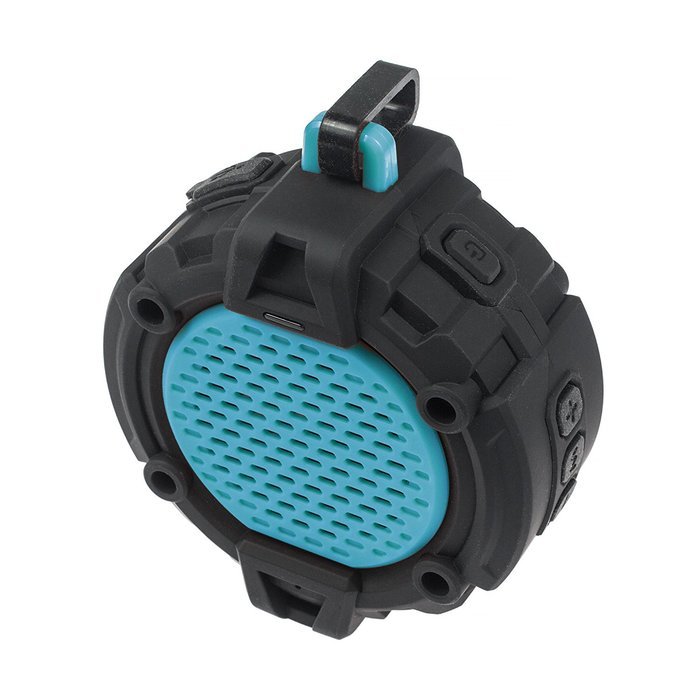 BlueFire Bluetooth 4.0 Outdoor Speaker w/ Mic, Hook & Flashlight - Waterproof Wireless Speakers for Bathroom,... N11