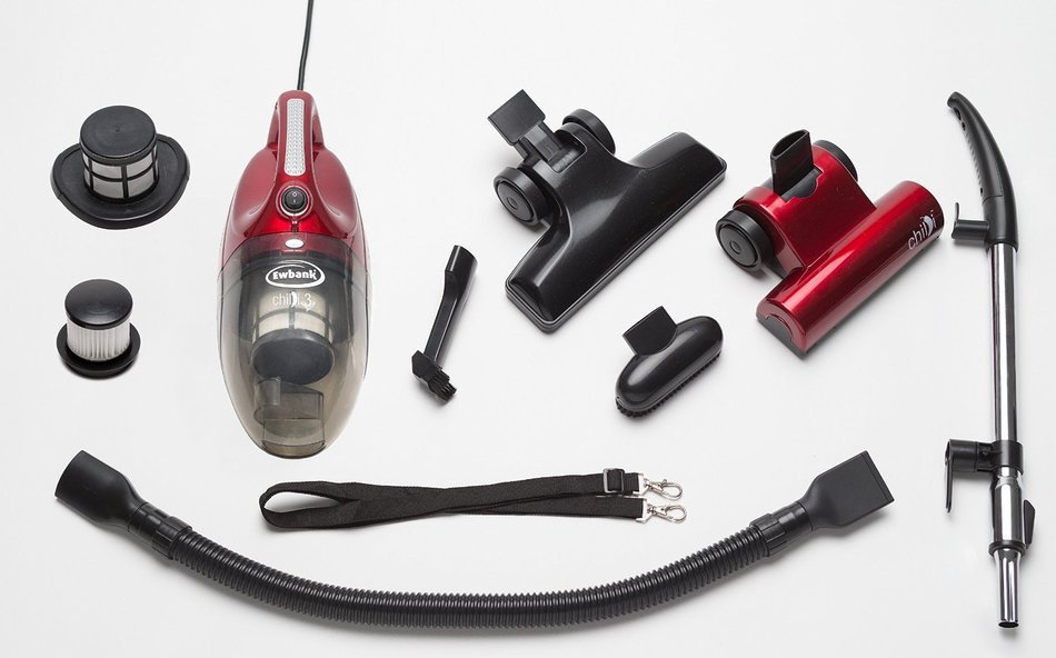 Ewbank HSVC3 Chilli 3 Combi-Stick/Handheld Vacuum, Red Finish - Corded N9