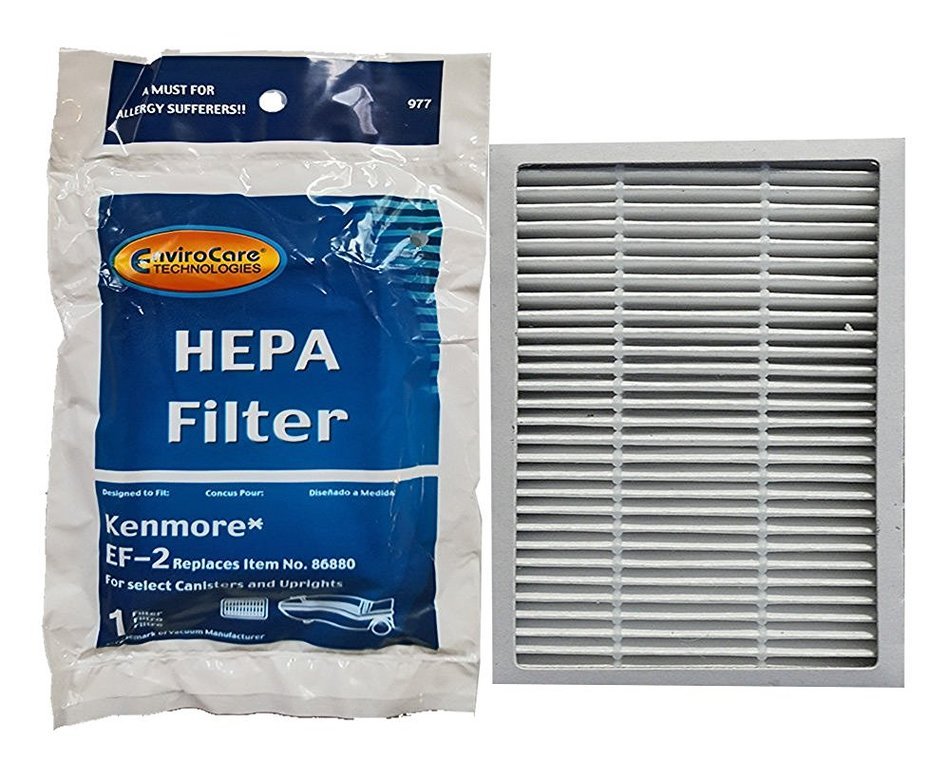 Kenmore Progressive EF 2 Pleated Vacuum HEPA Filter for 86880 Sears Vacuum Cleaners, C38KBRM, 20-86880, EF-2,...