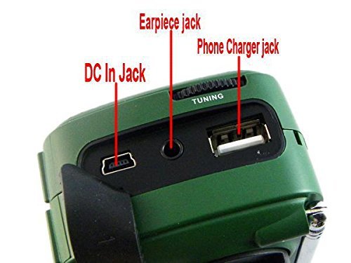 XHD&reg; DEGEN DE13 FM AM SW Crank Dynamo Solar Power Emergency Radio A0798A World Receiver