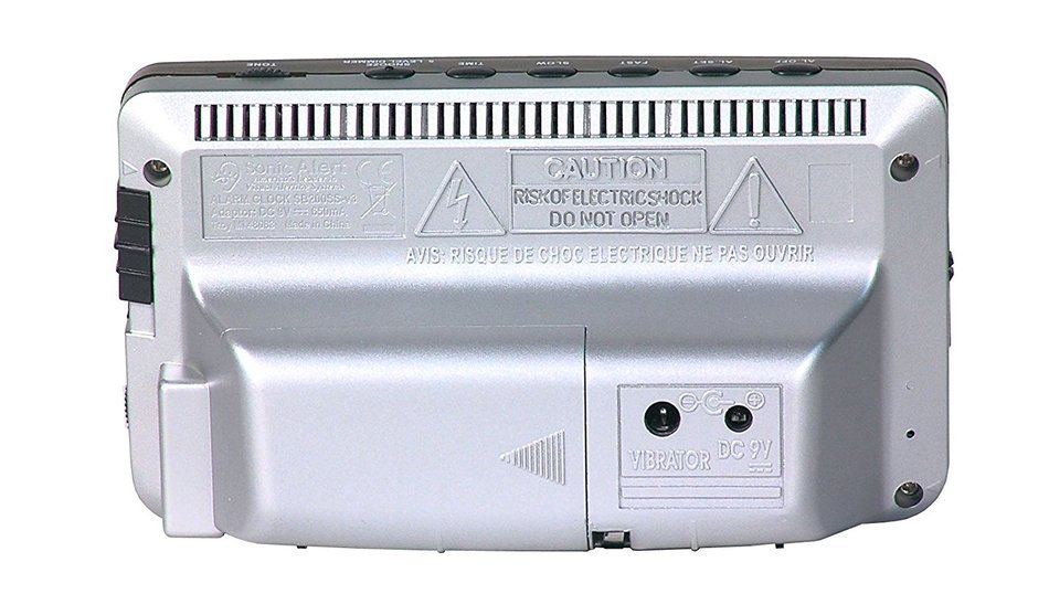 Sonic Alert Loud Dual Alarm Clock SB200ss with Vibrating Shaker N3