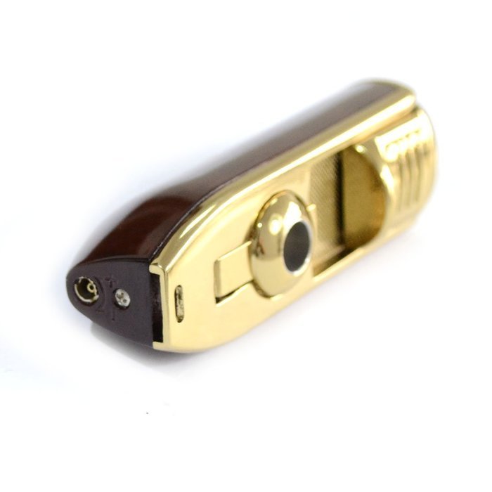 YINO Luxurious Perfect Scorch Torch Triple Jet Flame Butane Cigarette Torch Lighter with Cigar Punch Attachment... N3