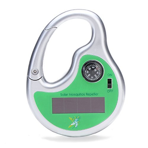 Portable Solar Ultrasonic Mosquito Pest Repeller with Compass Outdoors N6