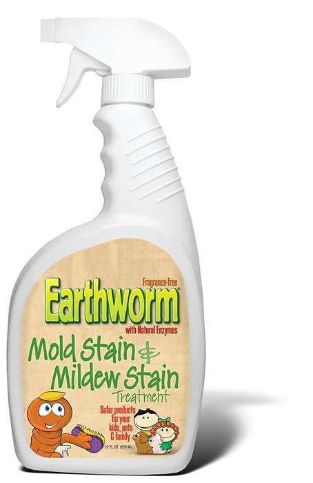 Earthworm&reg; Mold Stain and Mildew Stain Treatment - Natural and Family-Safe - 22 oz