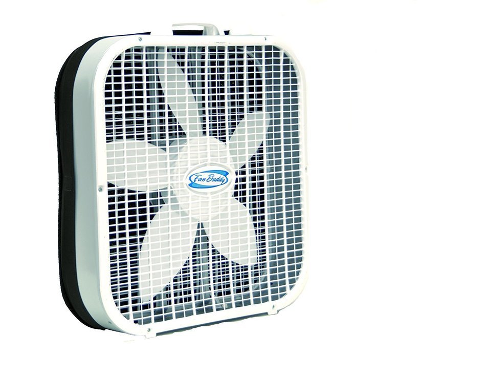 New Fan Buddy Fan Filter with Replaceable Activated Carbon Layers - Made for 20" Box Fan FILTER ONLY, Fan Not... N4