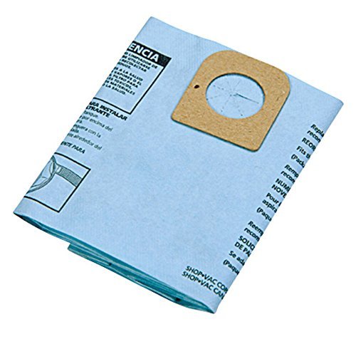 Shop-Vac 90667-33 Micro, 3 Pack, 1-1.5 Gallon, Disposable, Collection Vacuum Filter Bag - Quantity 4