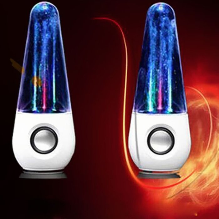 USB Powered LED Dancing Water Show Music Fountain Light ColorfuL Speakers Amplifier Audio Player For Phones Computer... N11