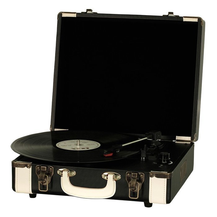 Timestorm XR-635RP Belt-Drive 3-Speed Portable Stereo Bluetooth Turntable