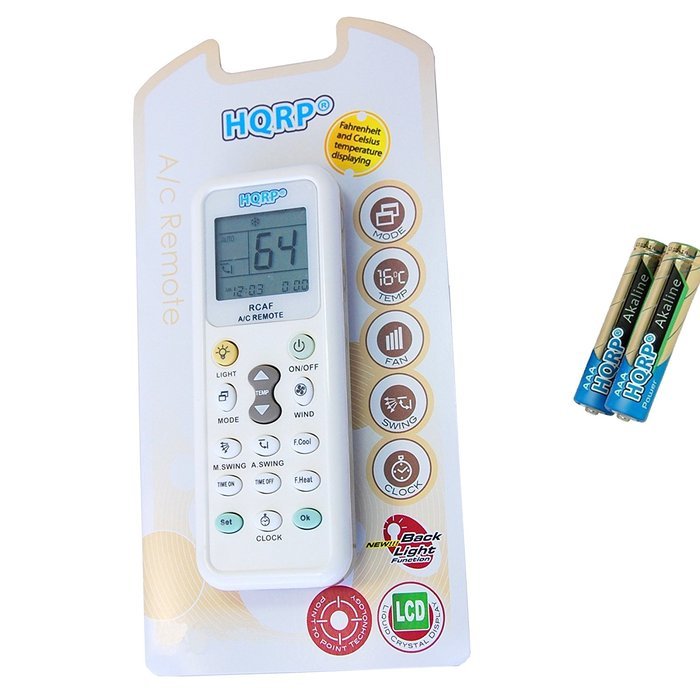 HQRP Remote Control for Sharp CRMC-A705JBEZ CRMC-A663JBEZ CVP09LX CVP10LC CVP10MC CVP10NC CVP10PC CVP10RC CV10MH...