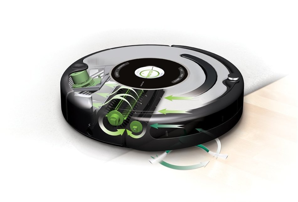 iRobot 560 Roomba Vacuuming Robot, Black and Silver N2