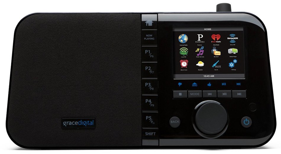 Grace Digital GDI-IRC6000w Wi-Fi Music Player with 3.5-Inch Color Display (White) N13
