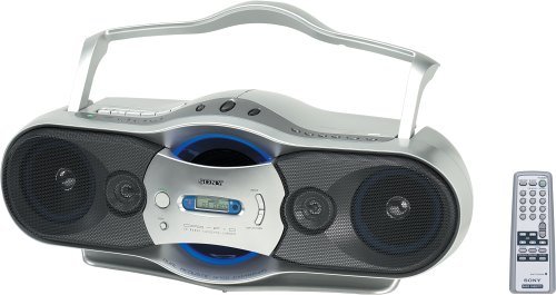 Sony CFD-F10 CD / Radio / Cassette Recorder, Silver