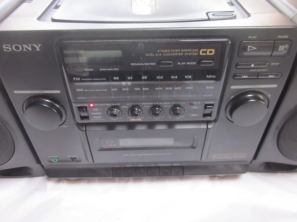 SONY CD Radio Cassette Corder CFD-510 1994 Boombox