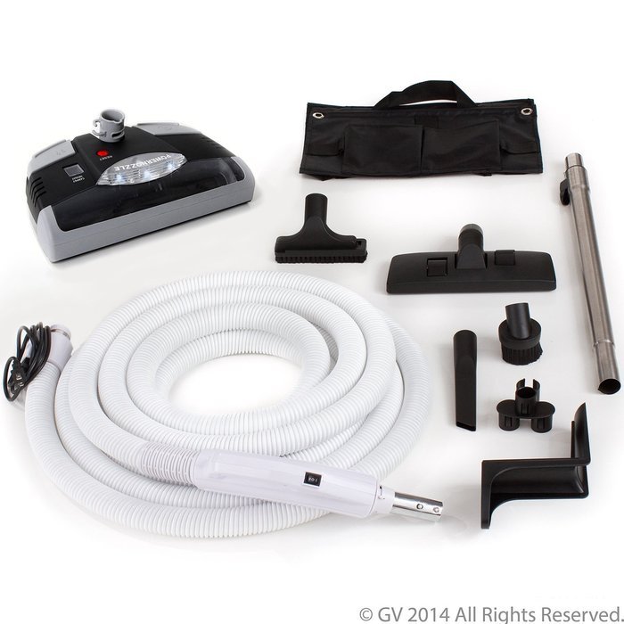 Central Vacuum kit with Power Head 30 foot hose and tools designed for Beam Electrolux Nutone Hayden designs to... N3