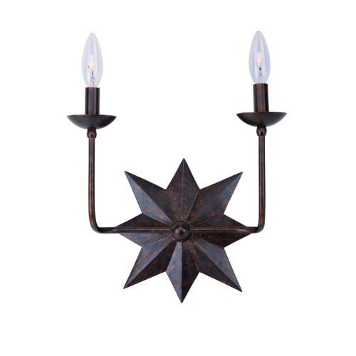 9232-EB Astro 2LT Wall Sconce, English Bronze Finish by Crystorama Lighting Group