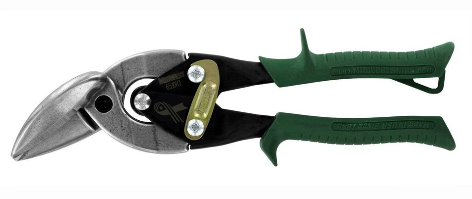 Midwest Tool and Cutlery MWT-6510R Midwest Snips Forged Blade Offset Right Cut Aviation Snips N26