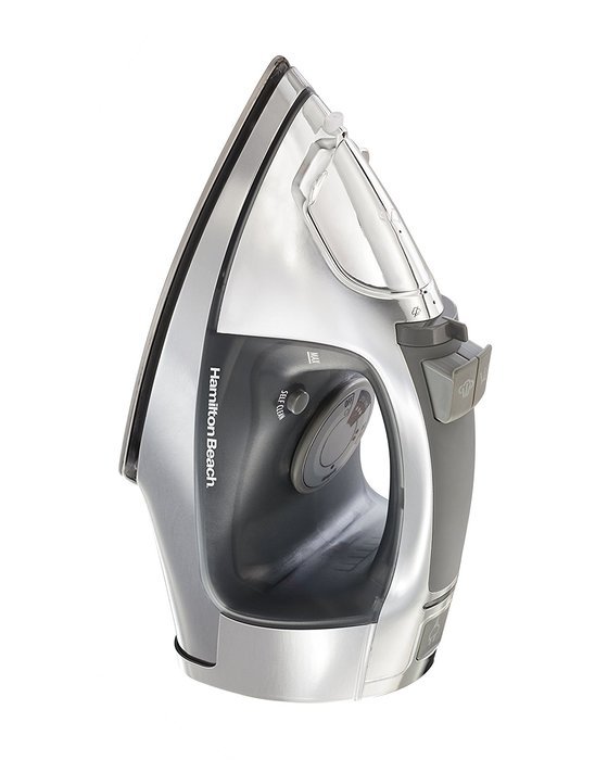 Hamilton Beach Steam Iron with Retractable Cord & Stainless Steel Soleplate (14881) N4
