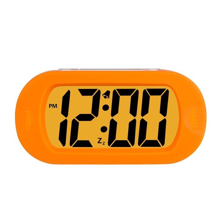 Plumeet Digital Large LCD Easy Setting Travel Alarm Clock with Snooze Good Backlight of 3 AAA Batteries Powered... N9