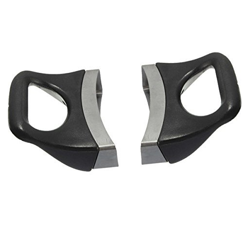 2pcs Cooker Sauce Pan Pot Replacement Short Side Handle Metal Black Pressure Pan N3