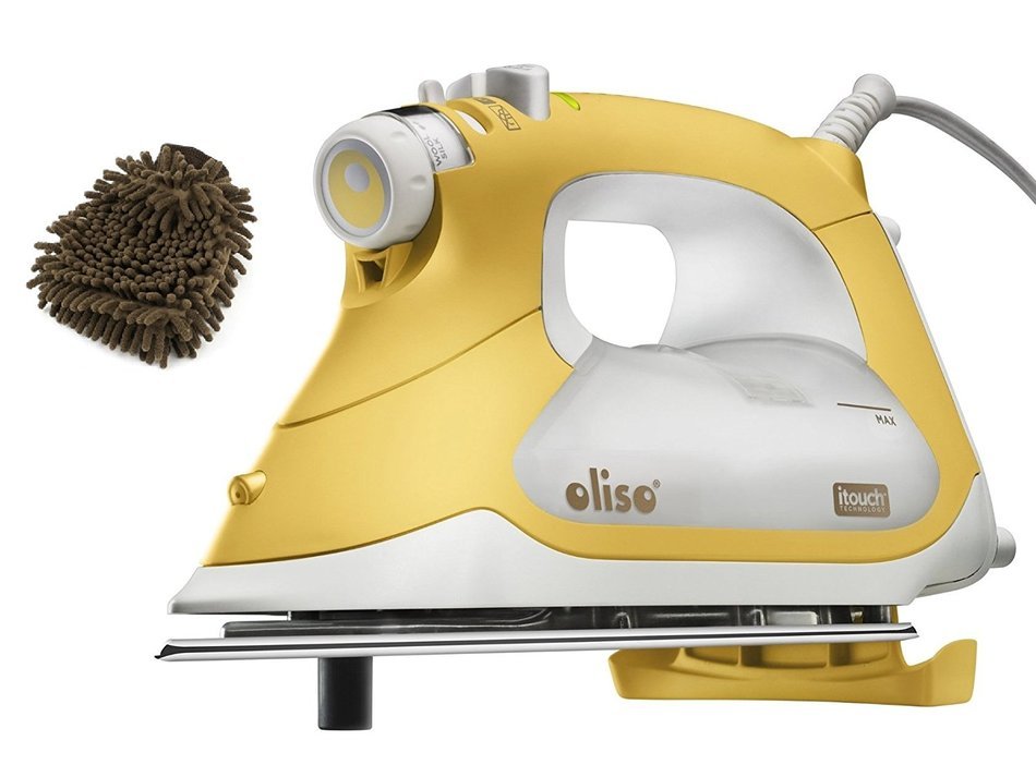 Oliso Smart Iron TG1600 with iTouch Technology Pro (Complete Set) w/ Gift: Premium Microfiber Cleaner