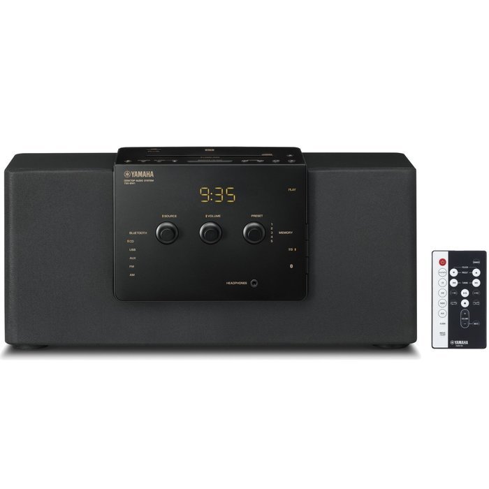 Yamaha TSX-B141BL Desktop Audio System with Bluetooth (Black) N7