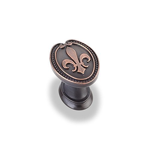 Bienville Fleur-de-lis Knob w Screw (Set of 10) by Jeffrey Alexander