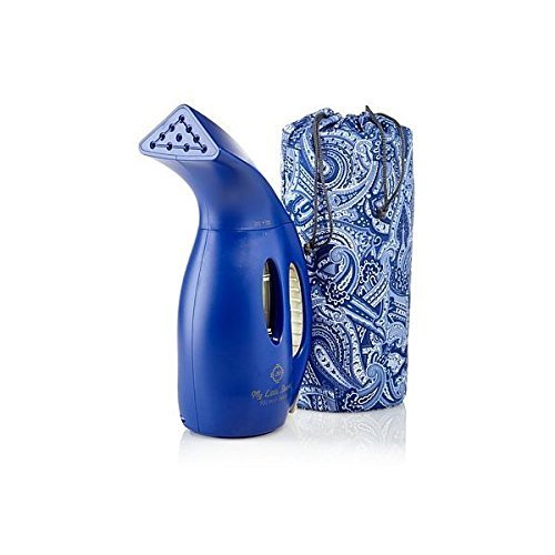 Joy Mangano Supreme Steam 900W Premier My Little Steamer and Paisley Bag - TURQUOISE