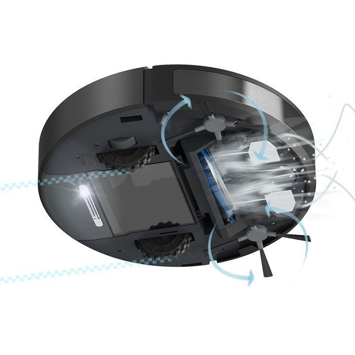 Crenova Robot Vacuum Cleaner with Virtual Wall Fully Aucomatic Self-Charging Ultrasonic Obstacle and Duty Dection N4