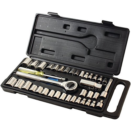 New HB SMITH TOOLS 79940 40-Piece Drop-Forged Socket Set