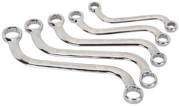 Pittsburgh 5 Piece Metric S-Type Obstruction Wrench Set by Pittsburgh