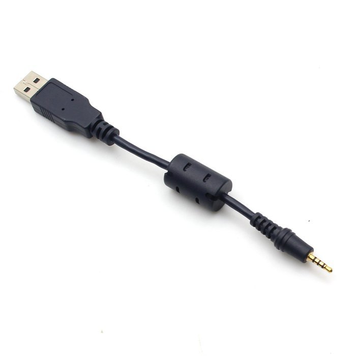 VONOTO 2.5mm Male Jack Plug to USB A Male Stereo MP3 MP4 Data Charger MIC 4 Pole Audio adapter for MP3,MP4 N3