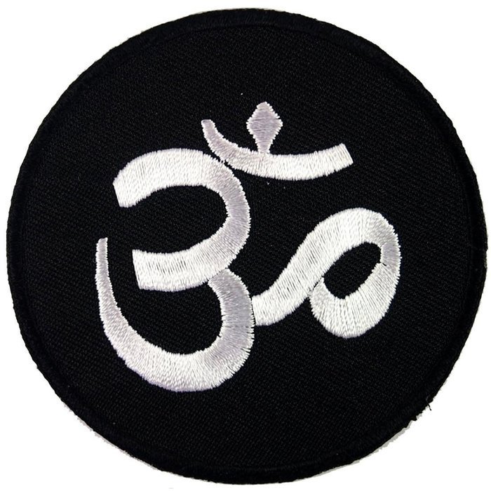 Aum Om Infinity Hindu Hinduism Yoga Indian Trance Applique Iron-on Patch for Collection with By Botan N2