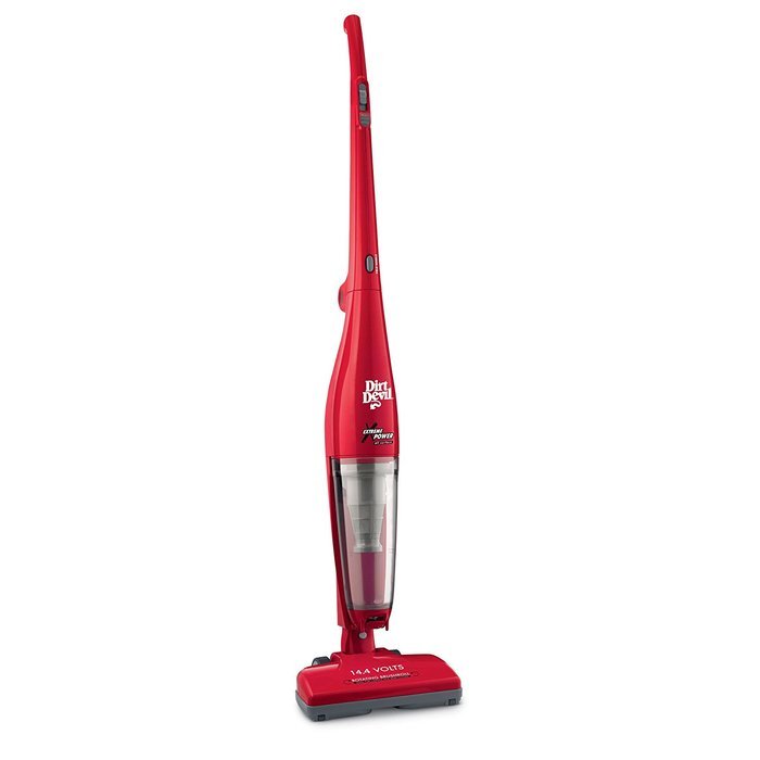 Dirt Devil Extreme Power 14.4 Volt Cordless Bagless Stick Vacuum, BD20040RED N12