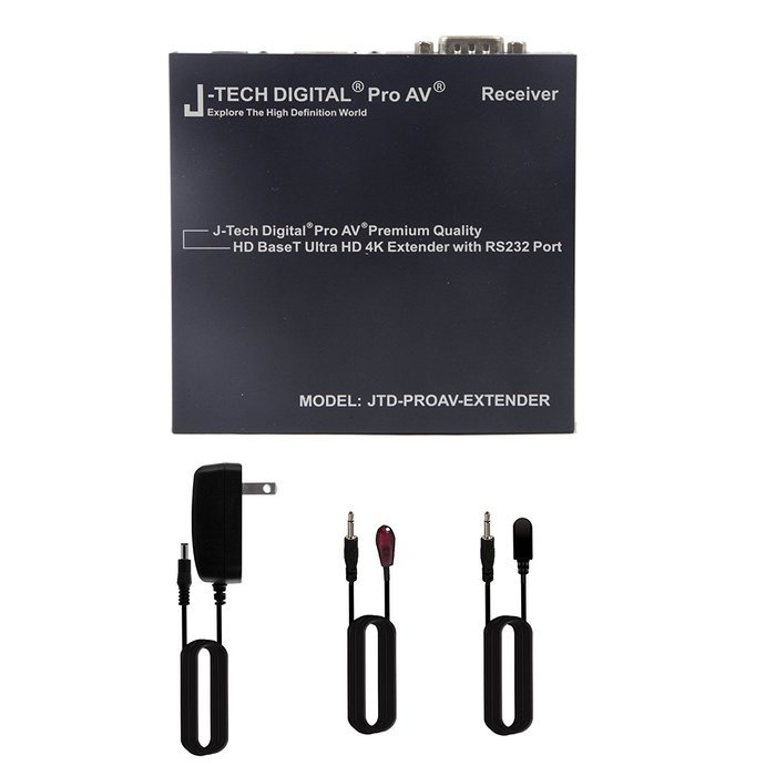 J Tech Digital Receiver Only Hdmi Extender Over Tcp Ip Ethernet Over Single Cat E Cat Cable