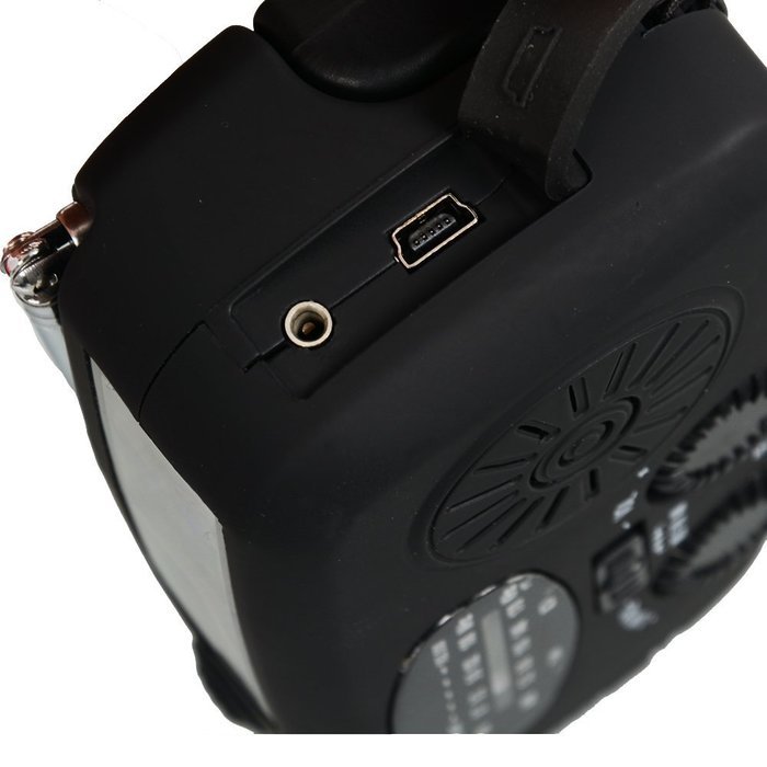 The Friendly Swede Emergency Solar Dynamo Hand Crank Radio, Smart Phone Charger and Flashlight with AM/FM/NOAA... N11