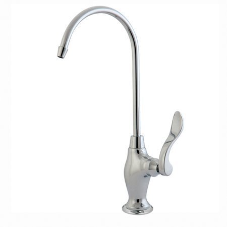 Kingston Brass Gourmetier KS3191NFL NuWave French Single Handle Water Filtration Faucet, Polished Chrome by Kingston...