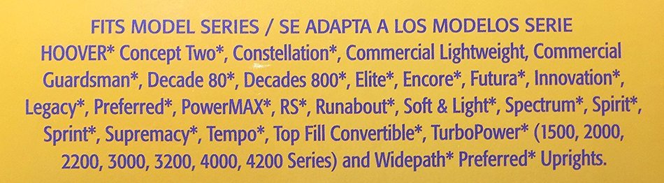 Arm & Hammer Odor Eliminating Vacuum Bags Hoover A 62601D - 3 Bags N2